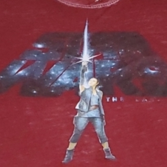 Star Wars Tops - Leah STAR Wars THE LAST JEDI soft 55% cotton 45% polyester women's size XL